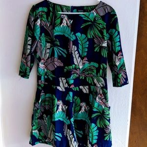 Boohoo Tropical Flowy Romper